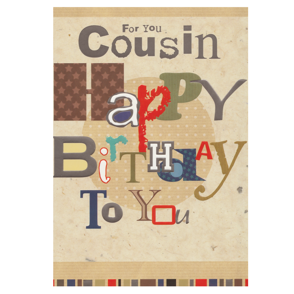 Birthday Card Cousin