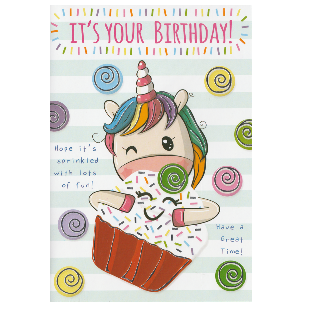 Birthday Card Cupcake