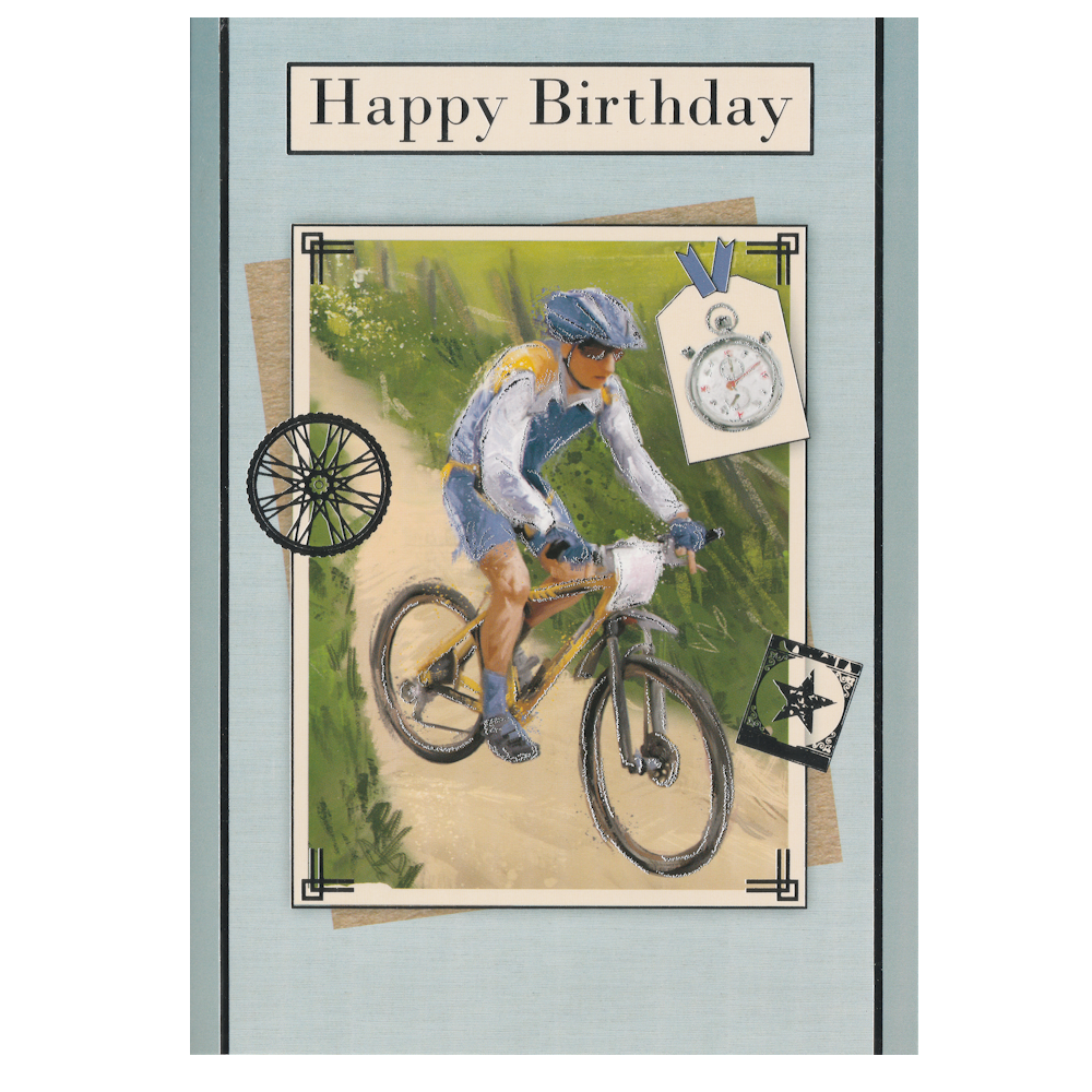 Birthday Card Cyclist