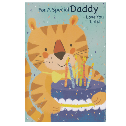 Birthday Card Daddy Cake