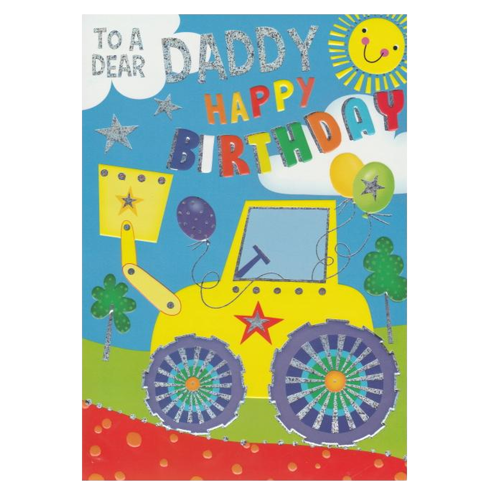 Birthday Card Daddy Digger