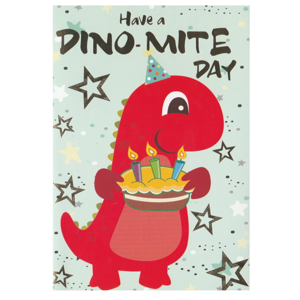 Birthday Card DINO-MITE