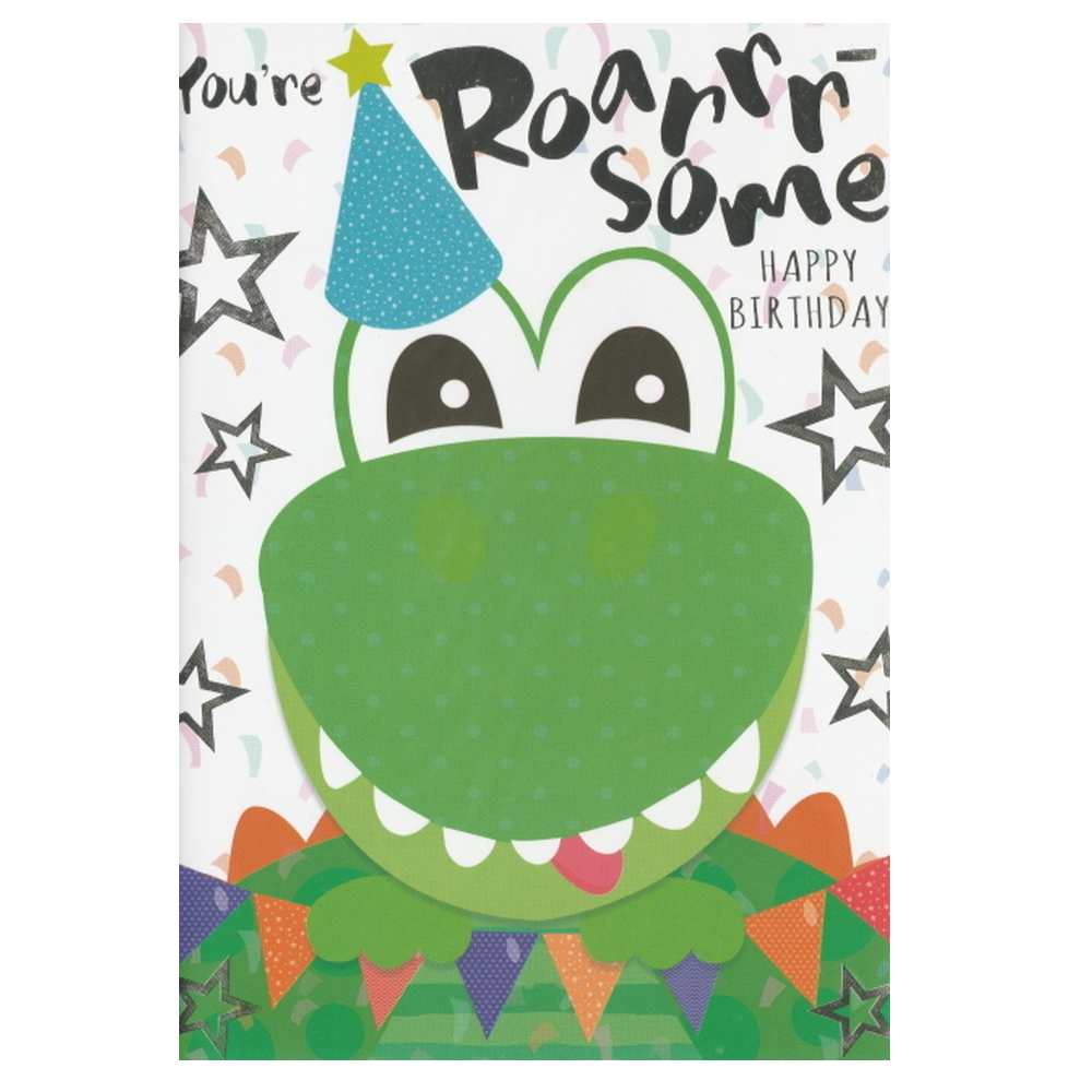 Birthday Card Dino Smile