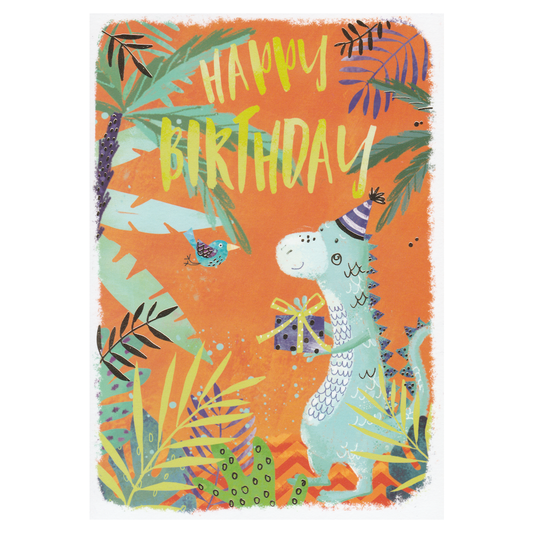 Birthday Card Dinosaur Jungle