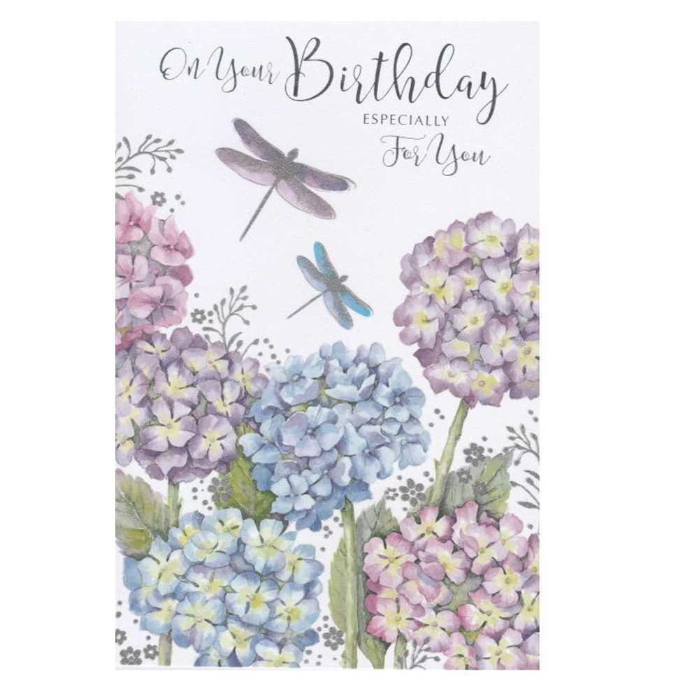 Birthday Card Dragonflies