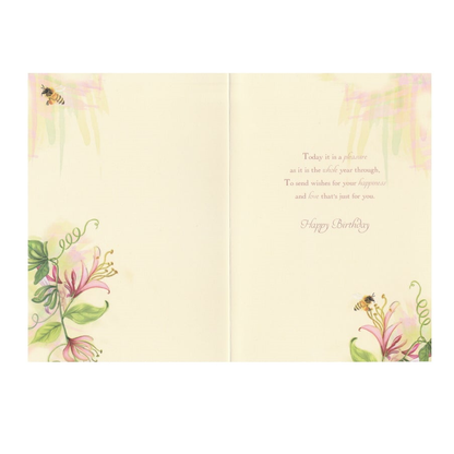 Birthday Card Floral