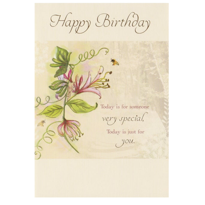 Birthday Card Floral