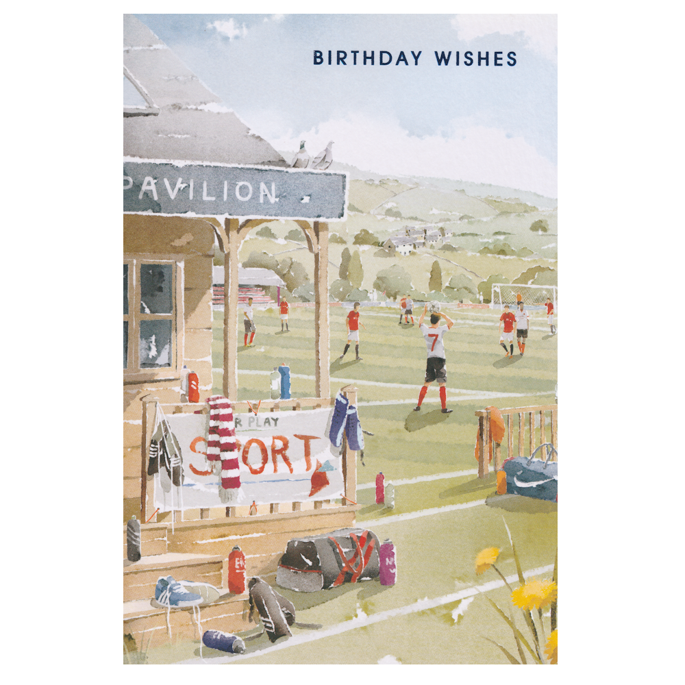 Birthday Card Football Field