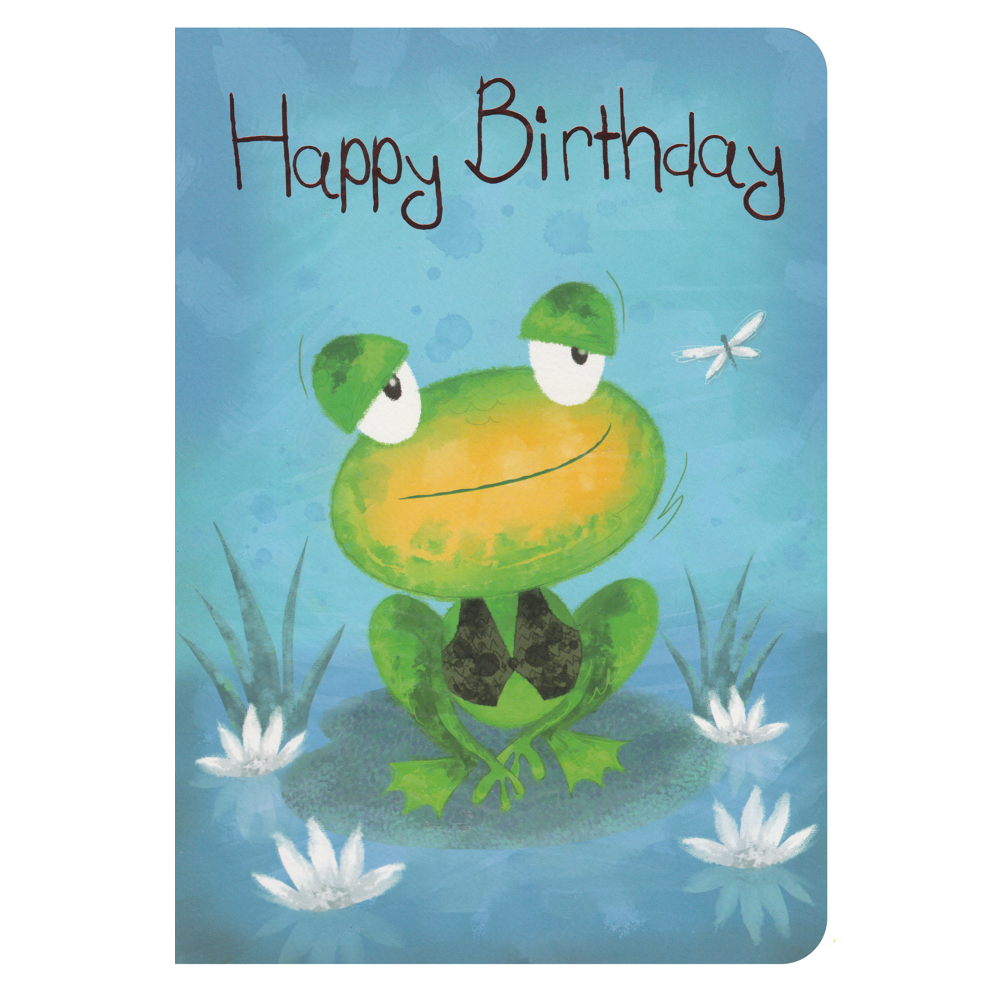 Birthday Card Frog