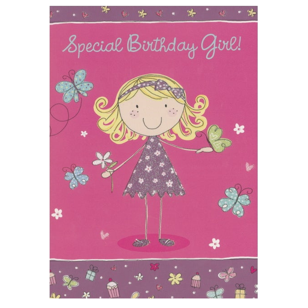 Birthday Card Girl