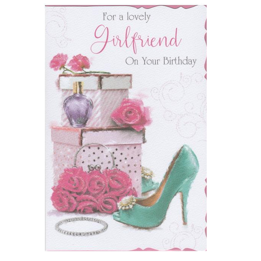 Birthday Card Girlfriend Shoes