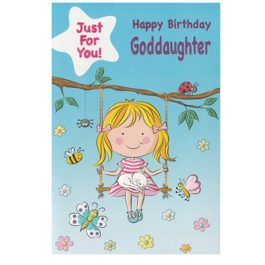 Birthday Card Goddaughter Just For You