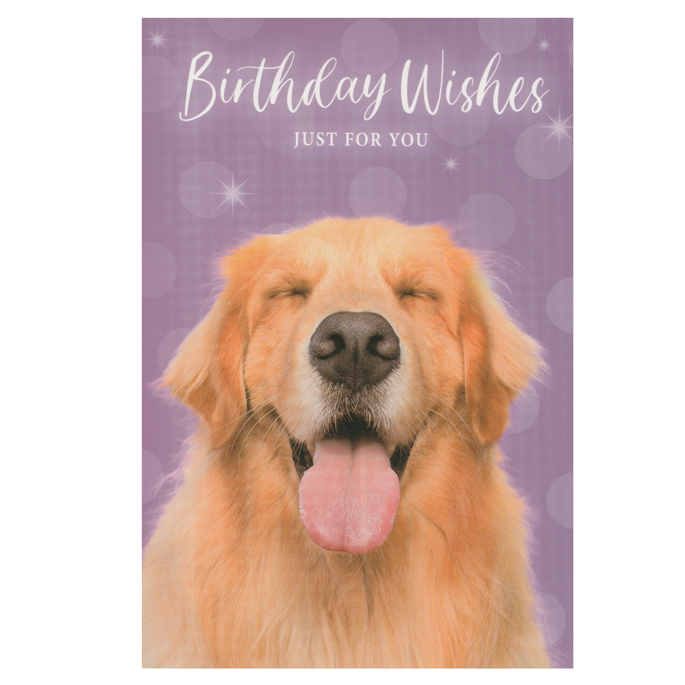 Birthday Card Golden Retriever