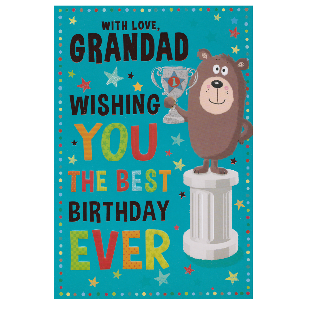 Birthday Card Grandad Best Ever