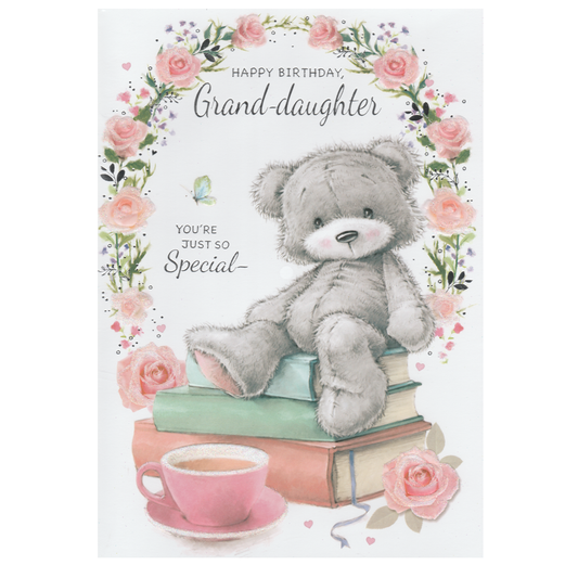 Birthday Card Granddaughter Bear Books