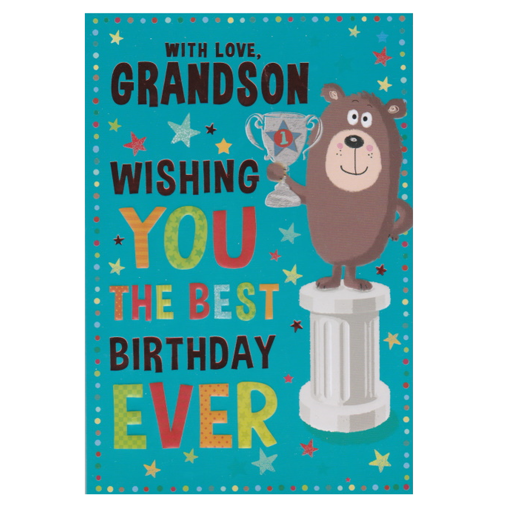 Birthday Card Grandson Best Ever