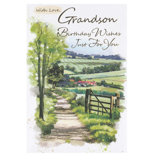 Birthday Card Grandson Gate