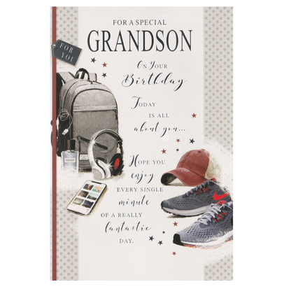 Birthday Card Grandson Special