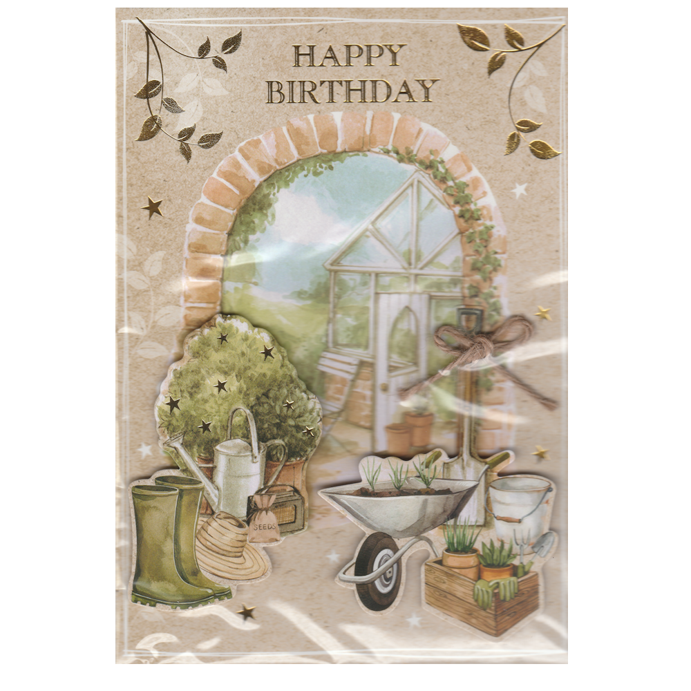 Birthday Card Greenhouse