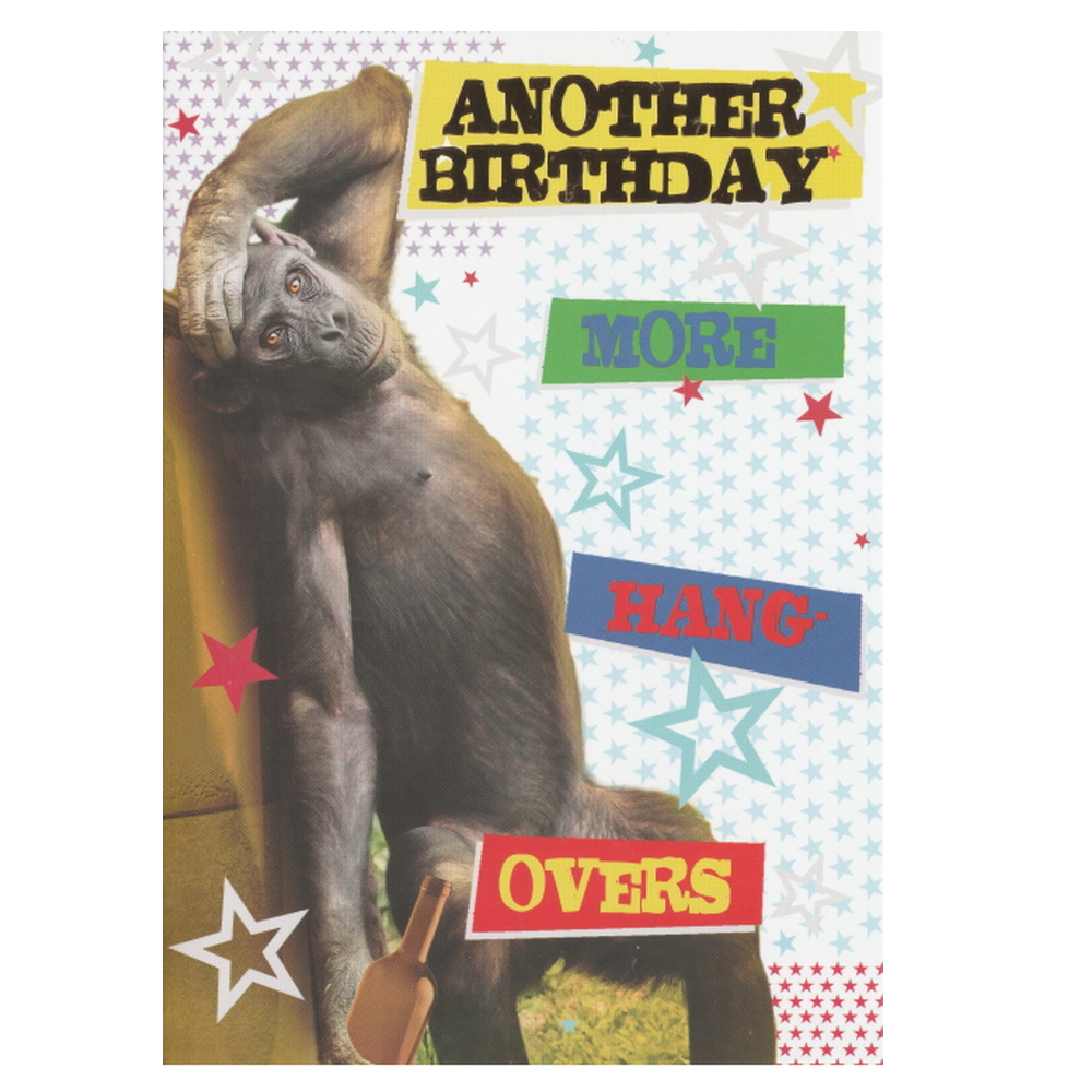 Birthday Card HANG-OVERS