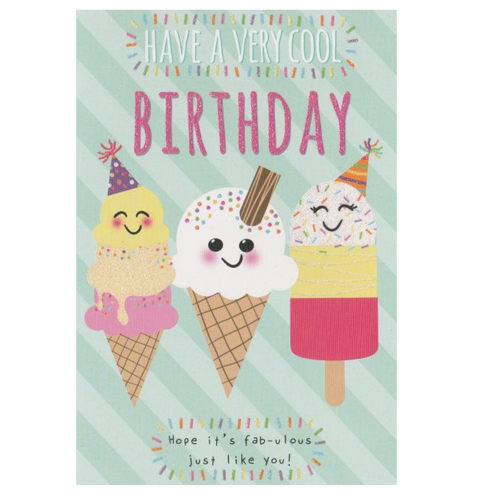 Birthday Card Ice-Creams