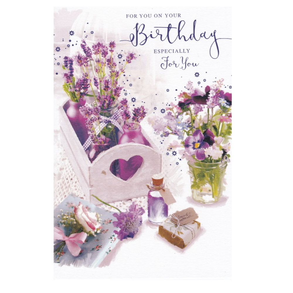 Birthday Card Lavender