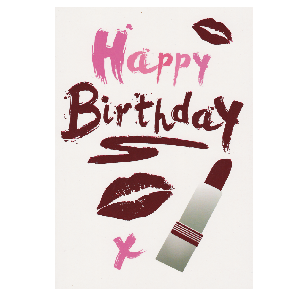 Birthday Card Lipstick