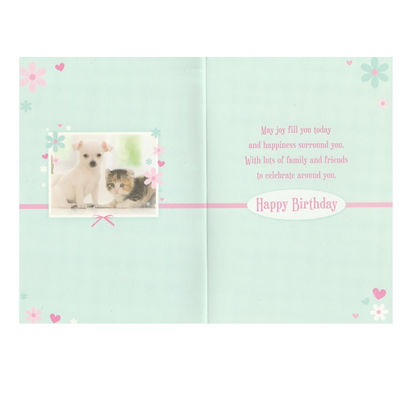 Birthday Card Lots of Love Kitten