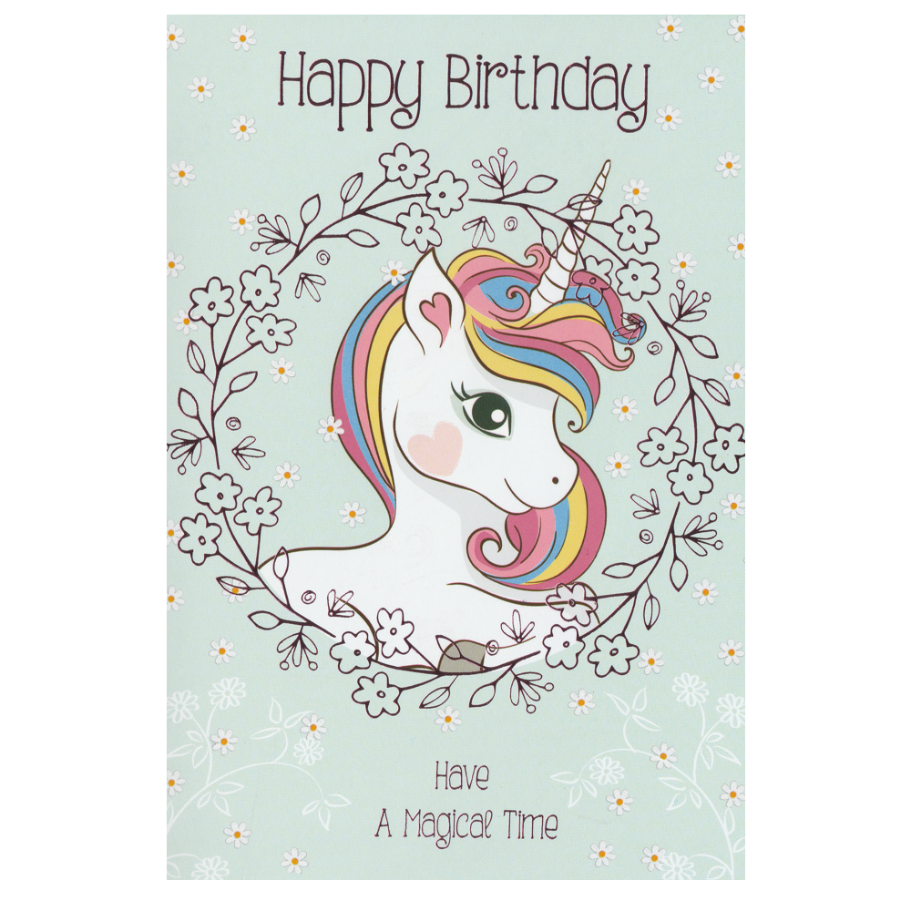 Birthday Card Magical Time