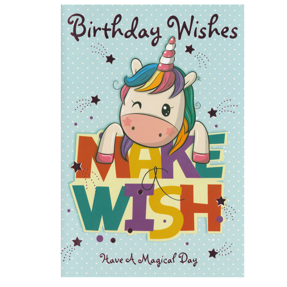 Birthday Card Make A Wish