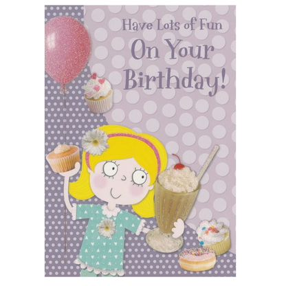 Birthday Card Milkshake