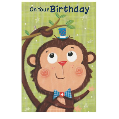 Birthday Card Monkey