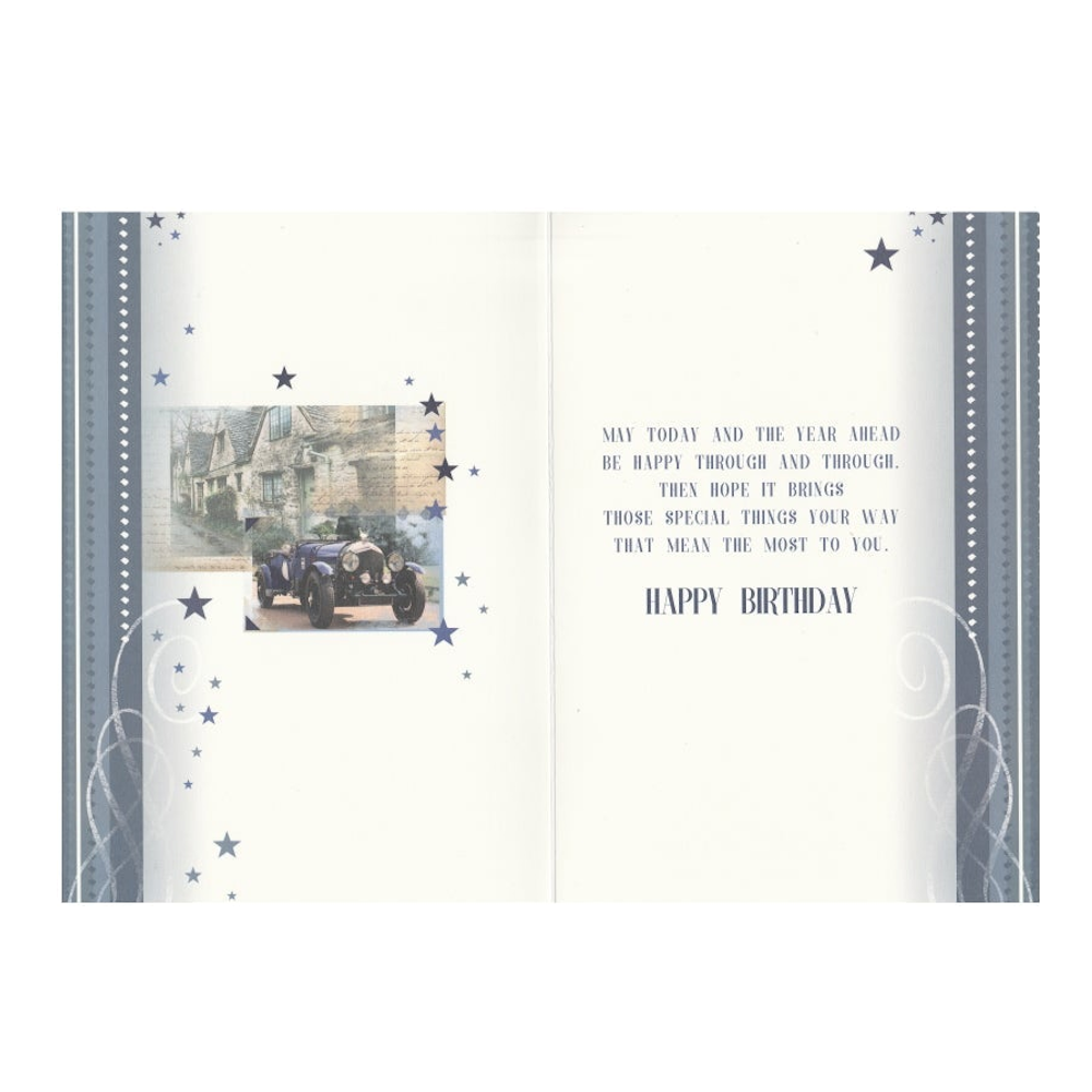 Birthday Card Motor Car