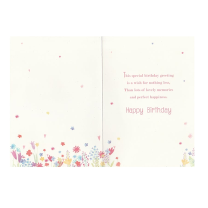 Birthday Card Multi Flowers