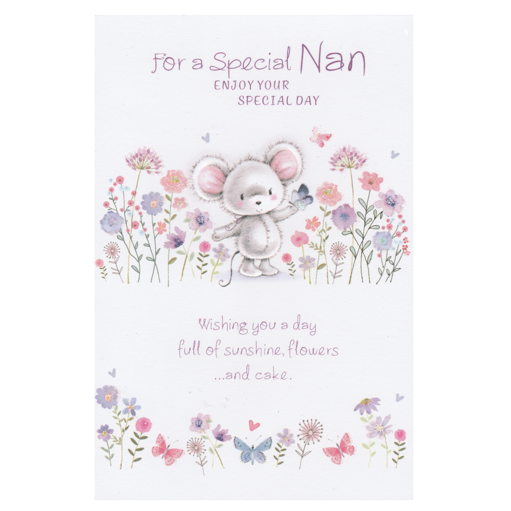 Birthday Card Nan Mouse