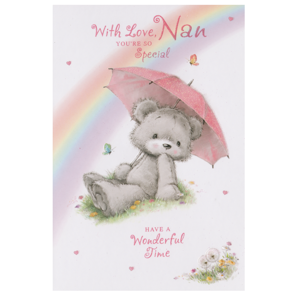 Birthday Card Nan Umbrella