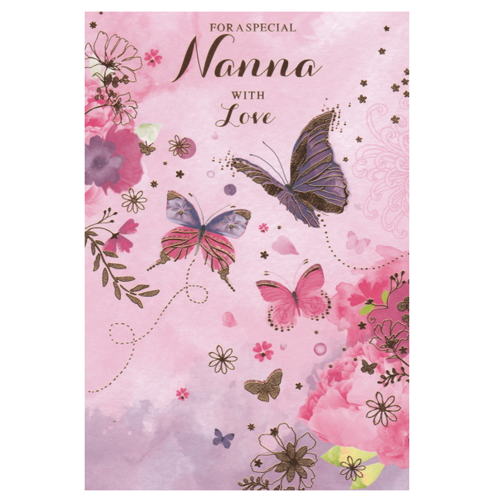 Birthday Card Nanna With Love