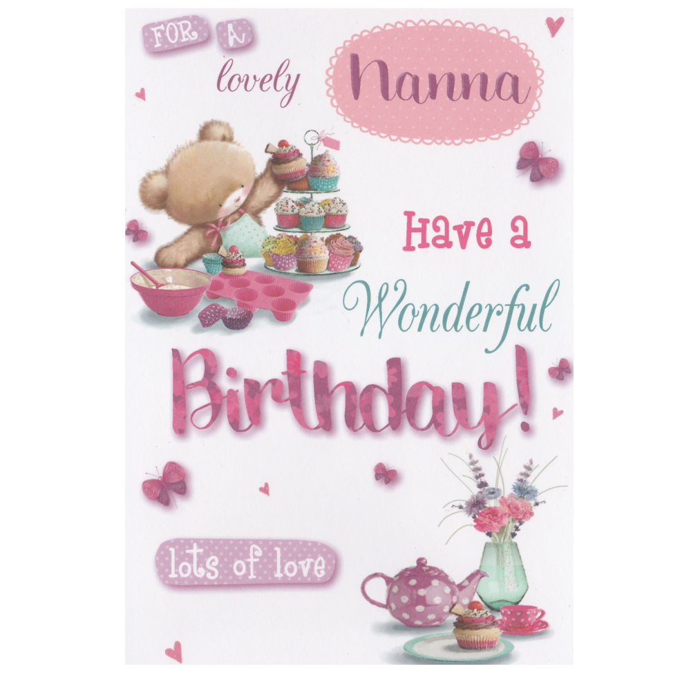 Birthday Card Nanna Wonderful