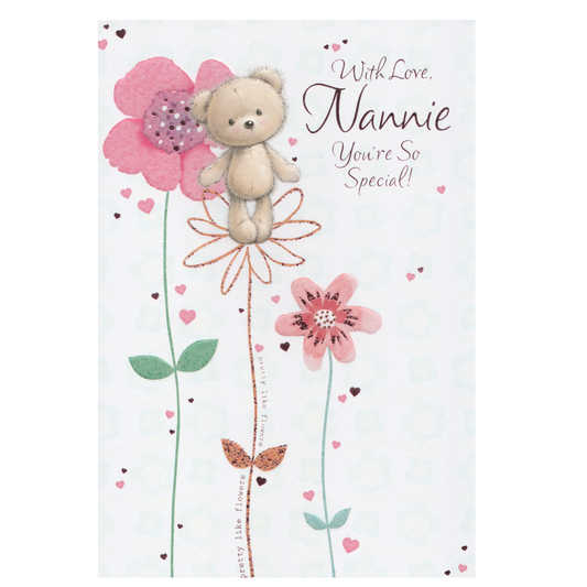 Birthday Card Nannie With Love