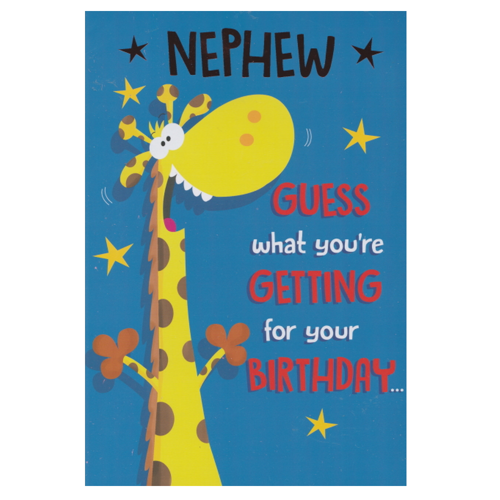 Birthday Card Nephew GETTING