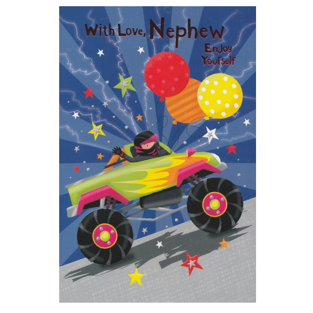 Birthday Card Nephew Monster Truck