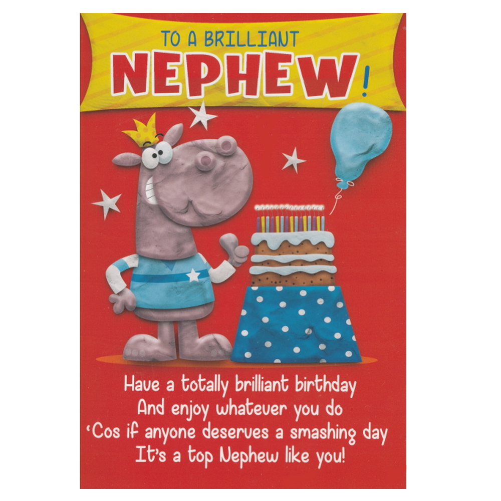 Birthday Card Nephew Rhino