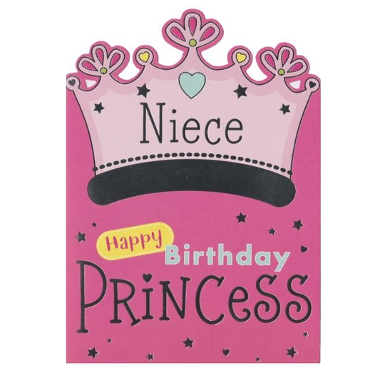 Birthday Card Niece Princess