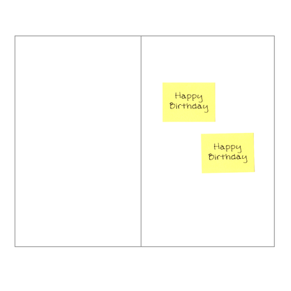 Birthday Card Notes