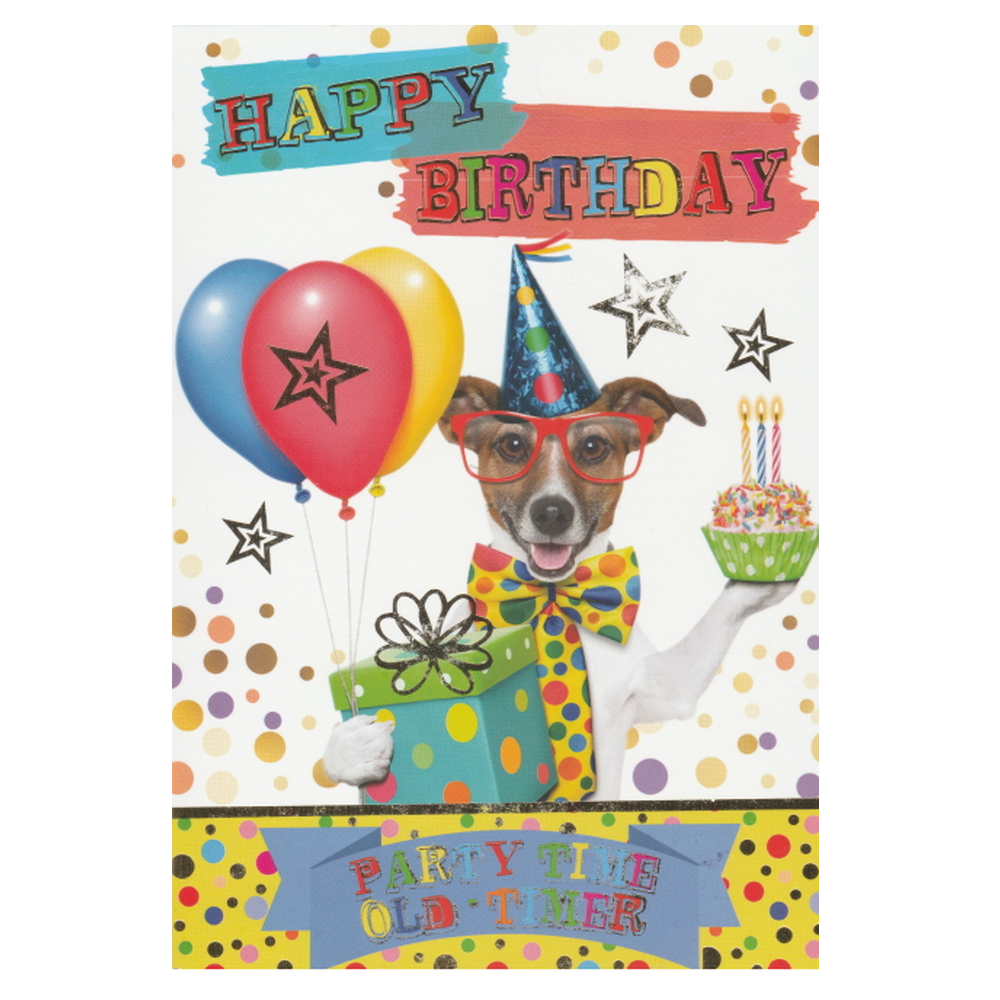 Birthday Card Old Timer