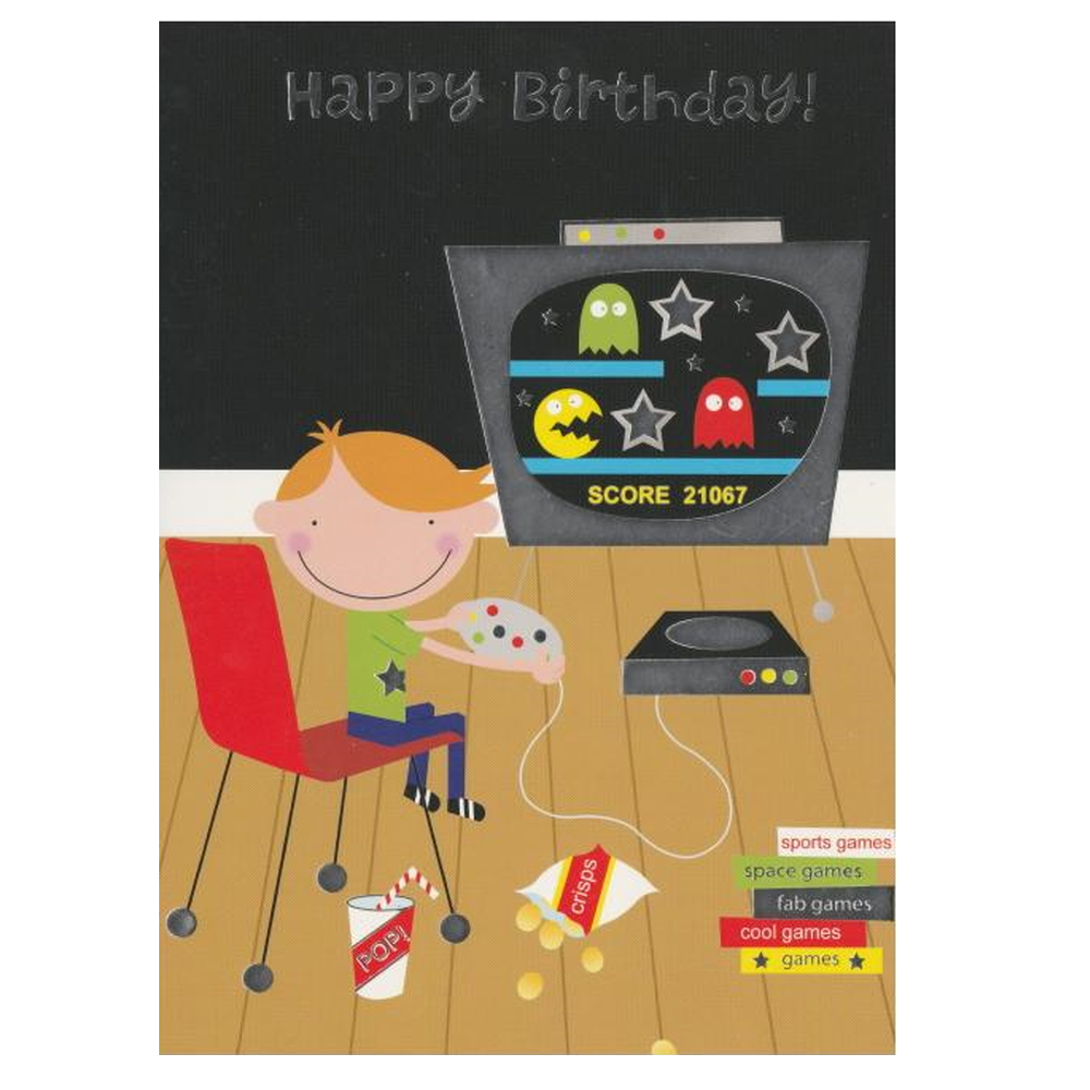 Birthday Card Pac-Man