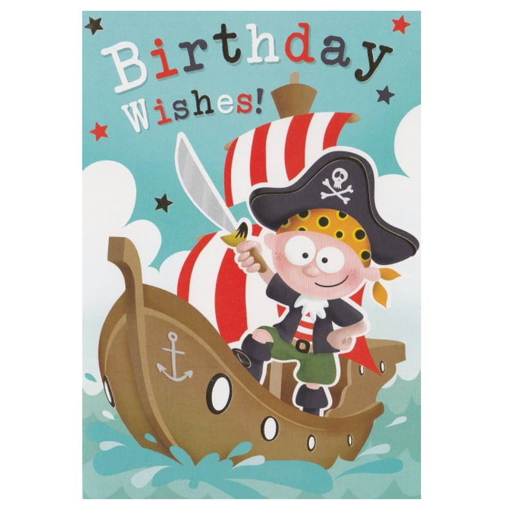 Birthday Card Pirate