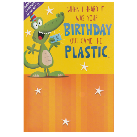 Birthday Card Plastic
