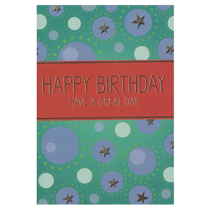 Birthday Card Red Rectangle