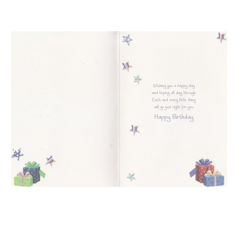 Birthday Card Relaxing Bear